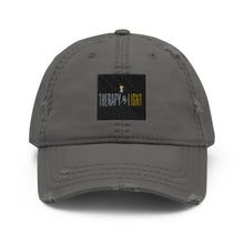 Load image into Gallery viewer, Therapy Is Light Distressed Hat