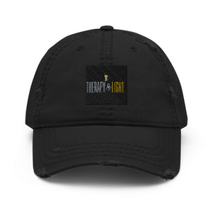Therapy Is Light Distressed Hat