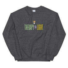 Load image into Gallery viewer, Therapy Is Light Unisex Sweatshirt