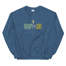 Load image into Gallery viewer, Therapy Is Light Unisex Sweatshirt