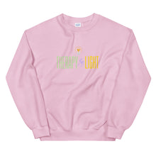 Load image into Gallery viewer, Therapy Is Light Unisex Sweatshirt