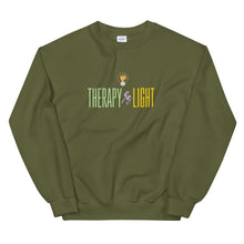 Load image into Gallery viewer, Therapy Is Light Unisex Sweatshirt