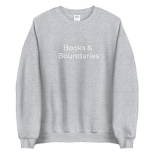 Load image into Gallery viewer, "Books &amp; Boundaries" Unisex Sweatshirt