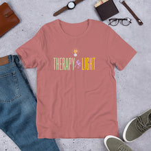 Load image into Gallery viewer, Therapy Is Light Logo T-Shirt